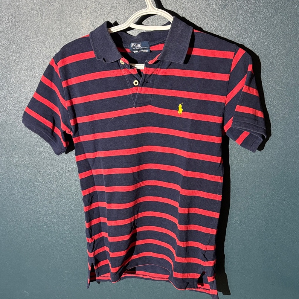 Ralph Lauren Polo with Red and Navy Stripes
